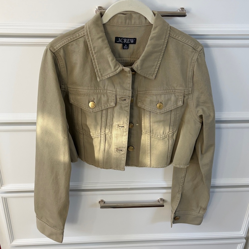 J. Crew Women's Beige Jean Jacket